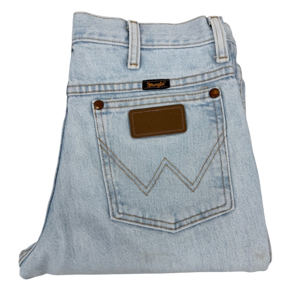 Wrangler Jeans 29x30 Light Blue Vintage Cowboy Cut Slim Fit 936GBH Western '95